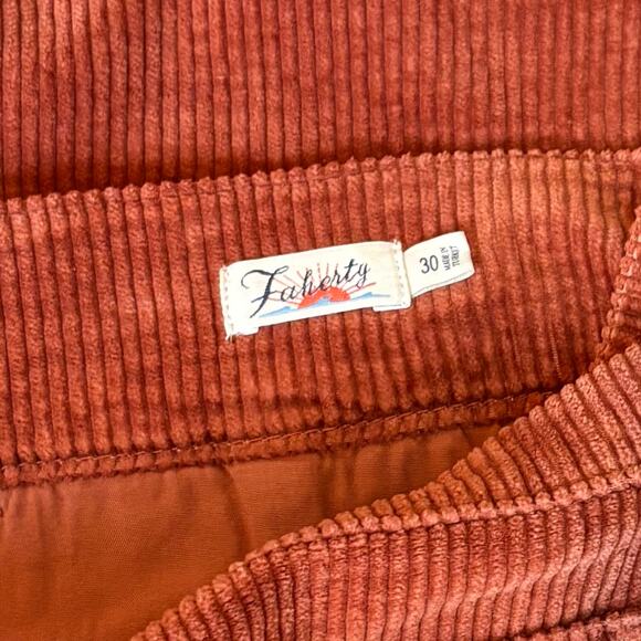 FAHERTY Portland Corduroy Pants High Rise Straight Gingerbread Womens Size 30 - Picture 6 of 9